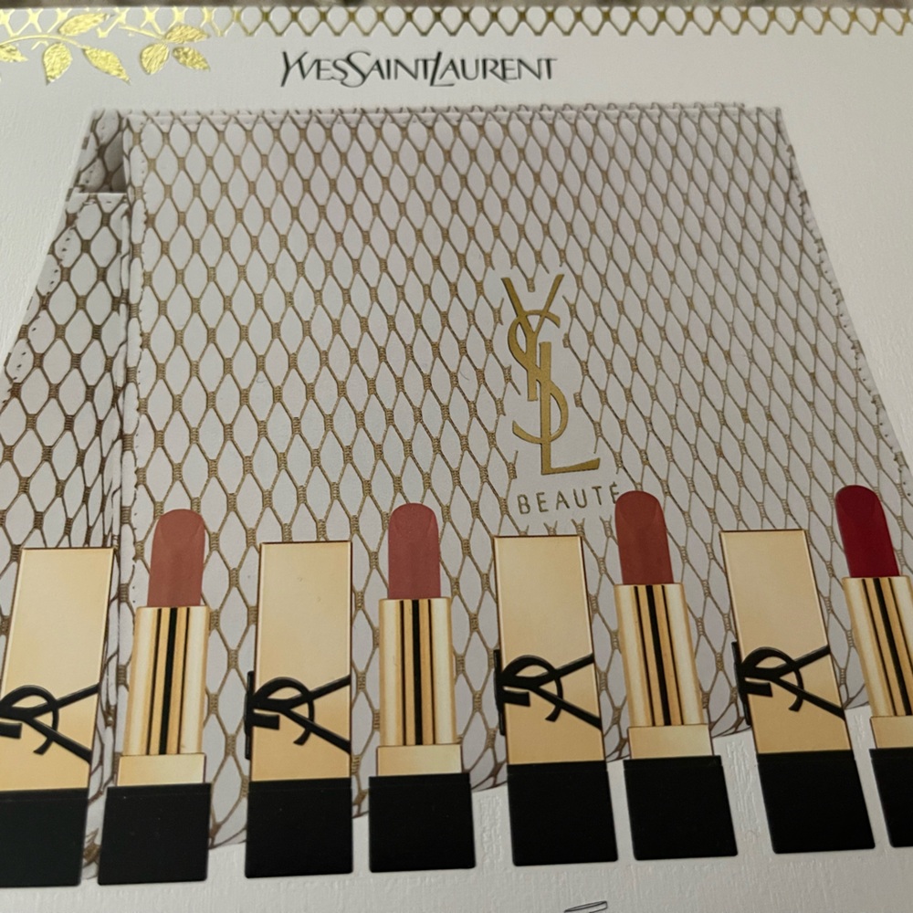 YSL 5 piece lip essentials gift set